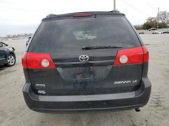 5TDZK23CX9S226334 - 2009 TOYOTA SIENNA CE BLACK photo 6