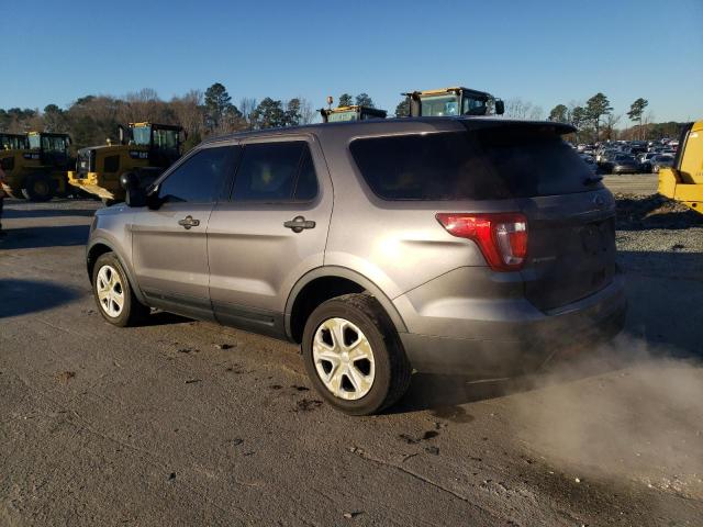 1FM5K8AT1HGC14629 - 2017 FORD EXPLORER POLICE INTERCEPTOR GRAY photo 2