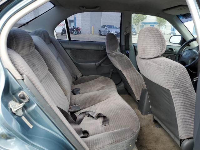 2HGEJ6618YH549430 - 2000 HONDA CIVIC BASE Dəniz mavisi foto 10
