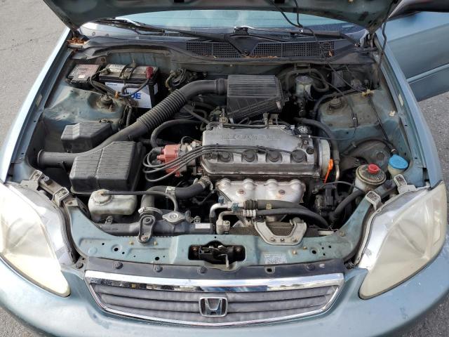 2HGEJ6618YH549430 - 2000 HONDA CIVIC BASE Dəniz mavisi foto 11