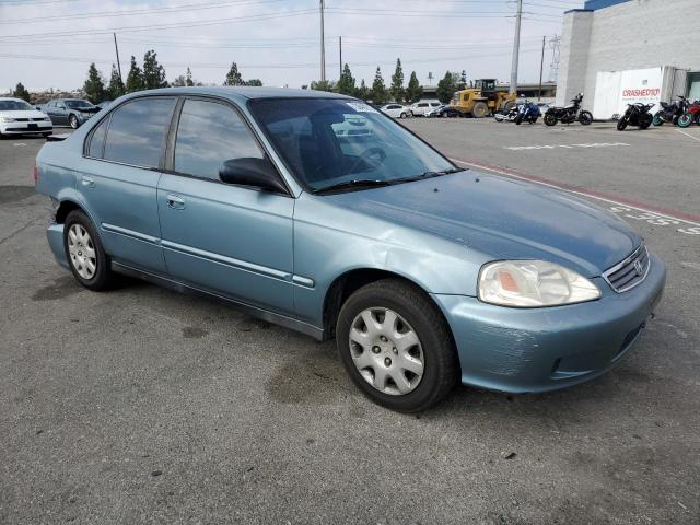 2HGEJ6618YH549430 - 2000 HONDA CIVIC BASE TEAL photo 4