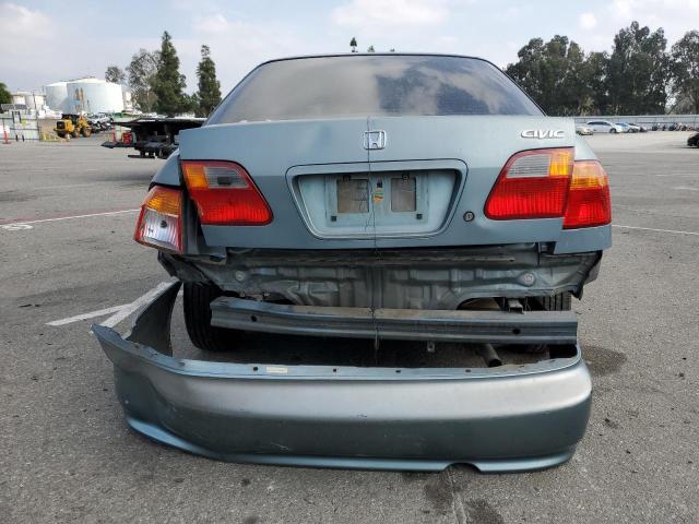 2HGEJ6618YH549430 - 2000 HONDA CIVIC BASE Dəniz mavisi foto 6