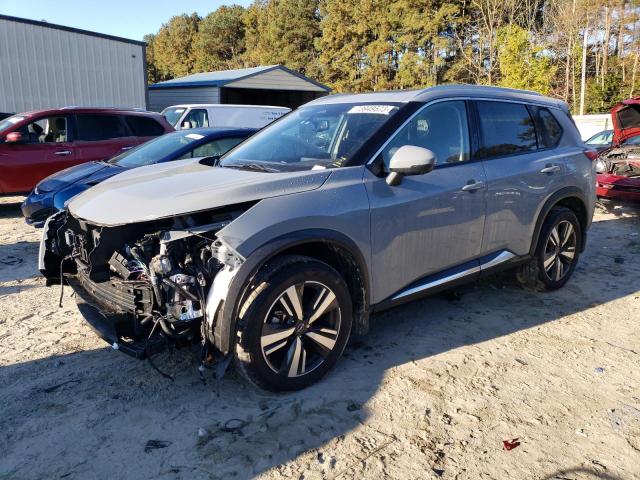 JN8BT3CB6NW332578 - 2022 NISSAN ROGUE SL GRAY photo 1