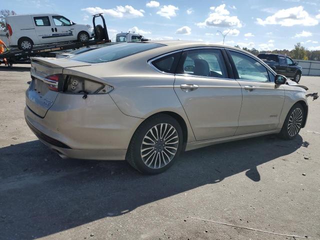 3FA6P0RU4JR214170 - 2018 FORD FUSION TITANIUM/PLATINUM HEV TAN photo 3