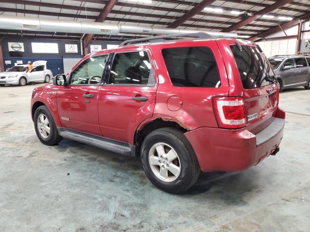 1FMCU93128KB24955 - 2008 FORD ESCAPE XLT RED photo 2