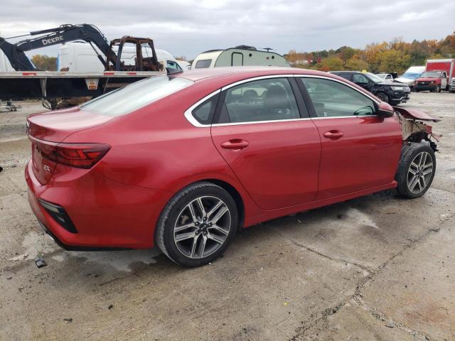 3KPF54AD1KE021387 - 2019 KIA FORTE EX RED photo 3