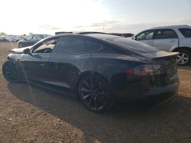 5YJSA1E49GF125873 - 2016 TESLA MODEL S BLACK photo 2
