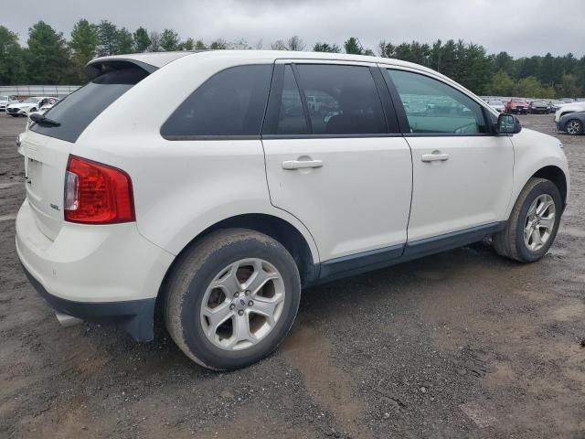 2FMDK3JCXDBC33552 - 2013 FORD EDGE SEL WHITE photo 3