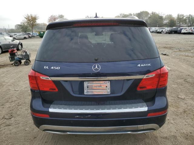 4JGDF6EE2FA498112 - 2015 MERCEDES-BENZ GL 450 4MATIC BLUE photo 6