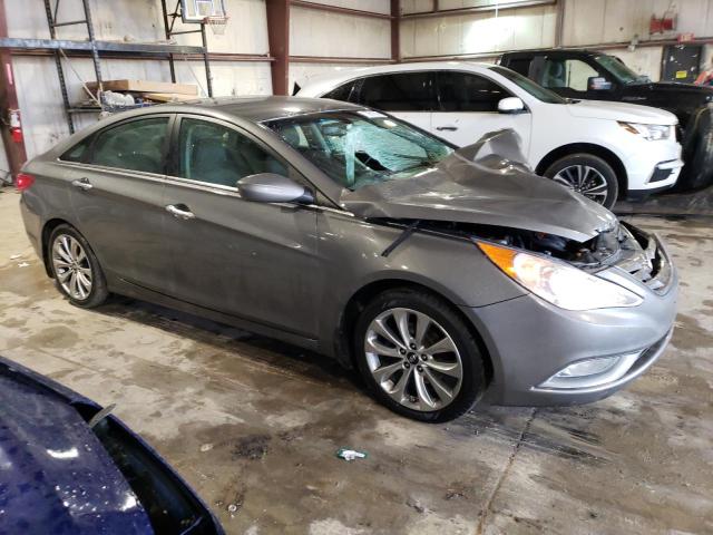 5NPEC4AC1DH548269 - 2013 HYUNDAI SONATA SE GRAY photo 4