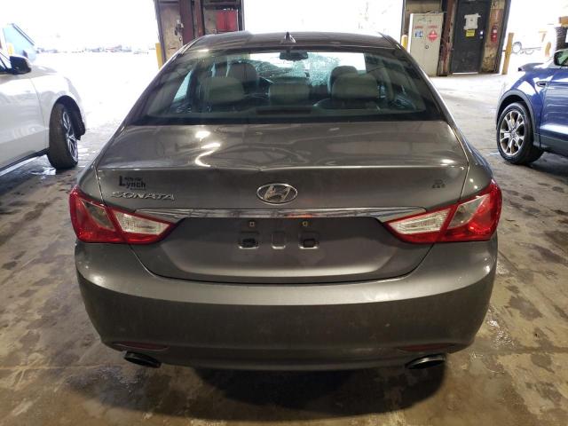 5NPEC4AC1DH548269 - 2013 HYUNDAI SONATA SE GRAY photo 6