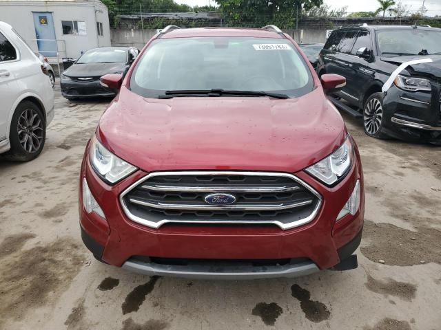 MAJ3P1VE5JC191259 - 2018 FORD ECOSPORT TITANIUM RED photo 5