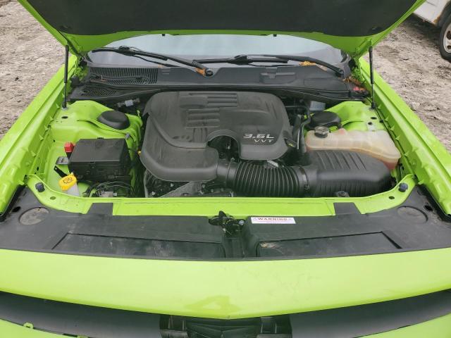 2C3CDZGG2KH674324 - 2019 DODGE CHALLENGER SXT GREEN photo 11