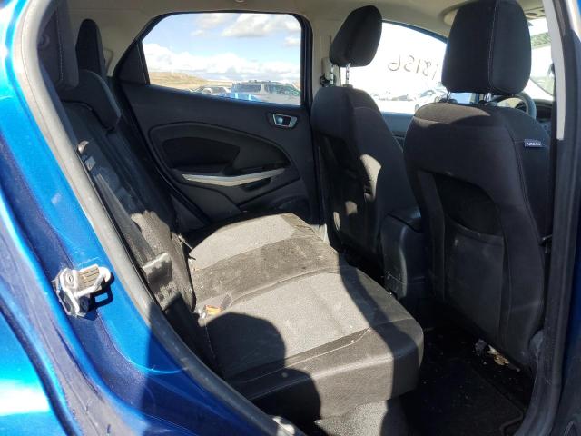 MAJ6P1UL8JC207709 - 2018 FORD ECOSPORT SE BLUE photo 10