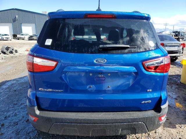 MAJ6P1UL8JC207709 - 2018 FORD ECOSPORT SE BLUE photo 6