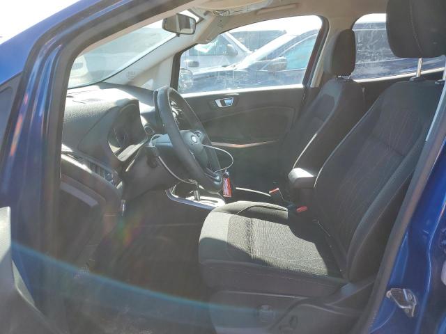 MAJ6P1UL8JC207709 - 2018 FORD ECOSPORT SE BLUE photo 7