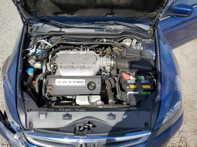 1HGCM65516A039094 - 2006 HONDA ACCORD EX BLUE photo 11