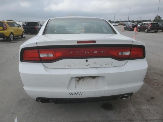 2C3CDXAG3DH523587 - 2013 DODGE CHARGER POLICE WHITE photo 6