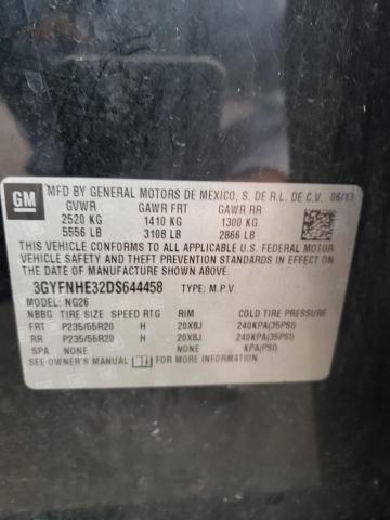 3GYFNHE32DS644458 - 2013 CADILLAC SRX PERFORMANCE COLLECTION Noir photo 13