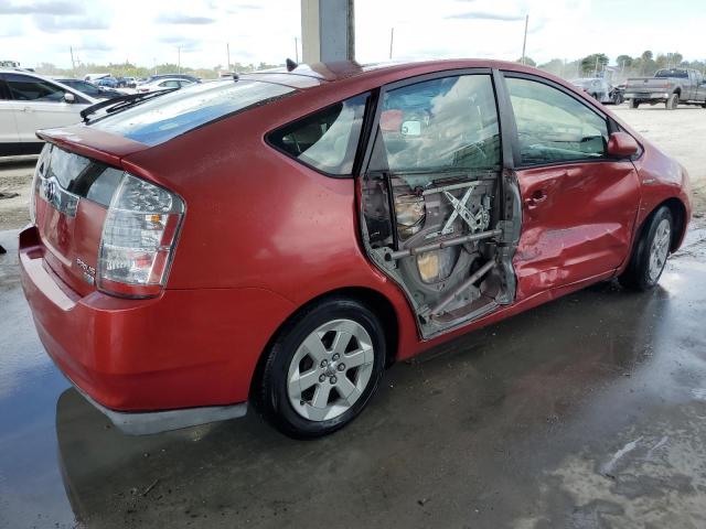 JTDKB20U873277151 - 2007 TOYOTA PRIUS RED photo 3