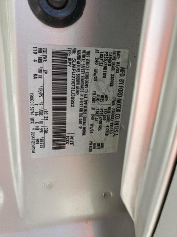 5LMFU27R73LJ30822 - 2003 LINCOLN NAVIGATOR ვერცხლისფერი ფოტო 13