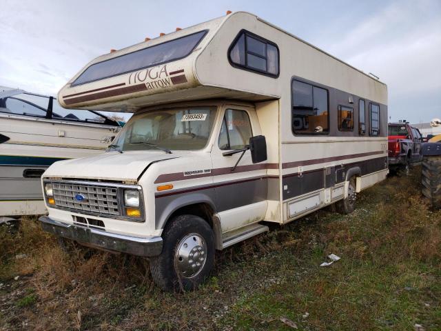 1FDKE30G6LHA44045 - 1990 FORD ECONOLINE E350 CUTAWAY VAN WHITE photo 2