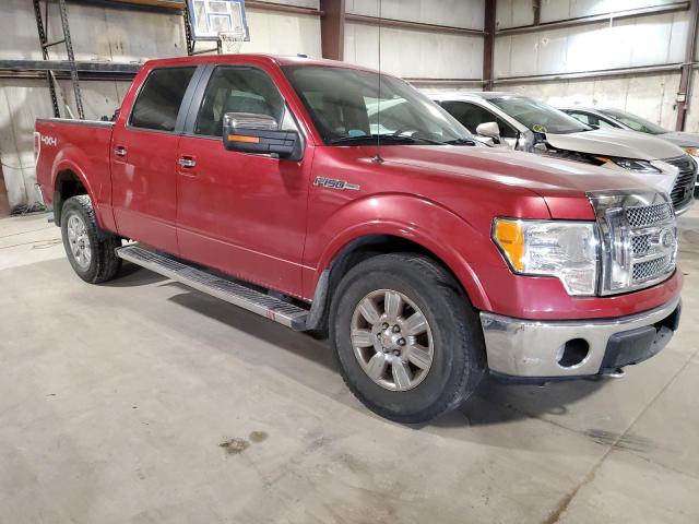 1FTFW1EV6AFD85145 - 2010 FORD F150 SUPERCREW BURGUNDY photo 4