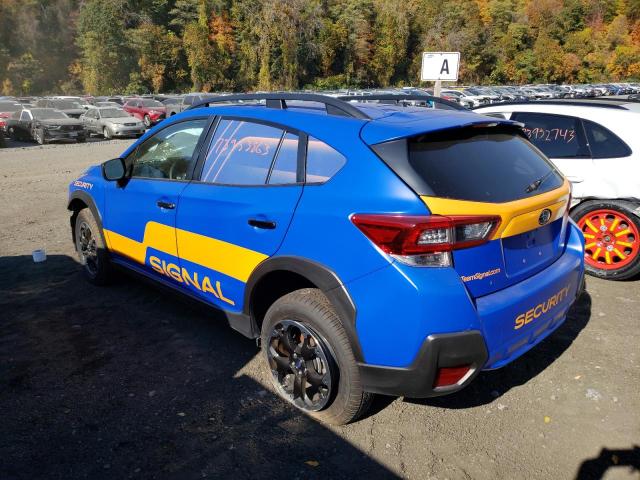 JF2GTABC0PH269938 - 2023 SUBARU CROSSTREK BLUE photo 2