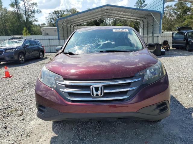 5J6RM4H39EL030017 - 2014 HONDA CR-V LX BURGUNDY photo 5