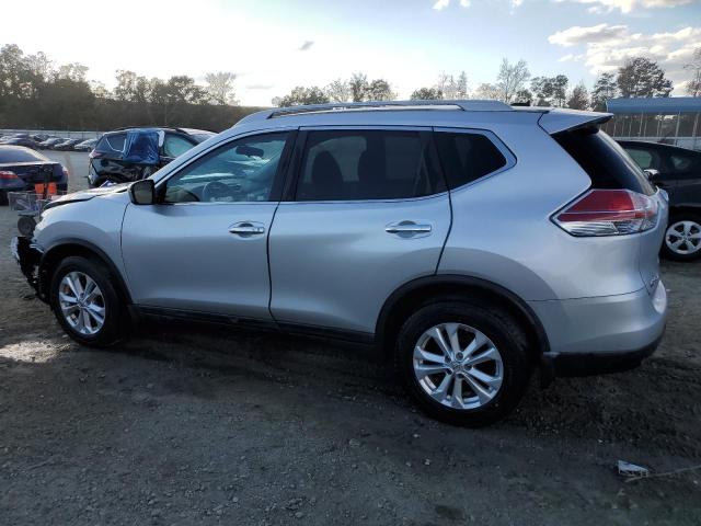 5N1AT2MK4EC774482 - 2014 NISSAN ROGUE S SILVER photo 2