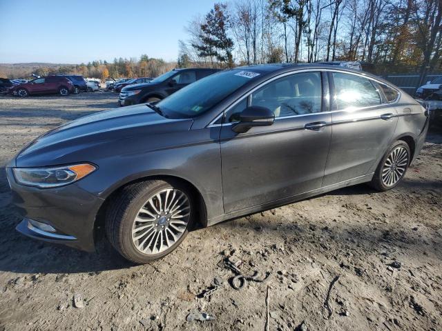 3FA6P0T95HR280905 - 2017 FORD FUSION SE GRAY photo 1