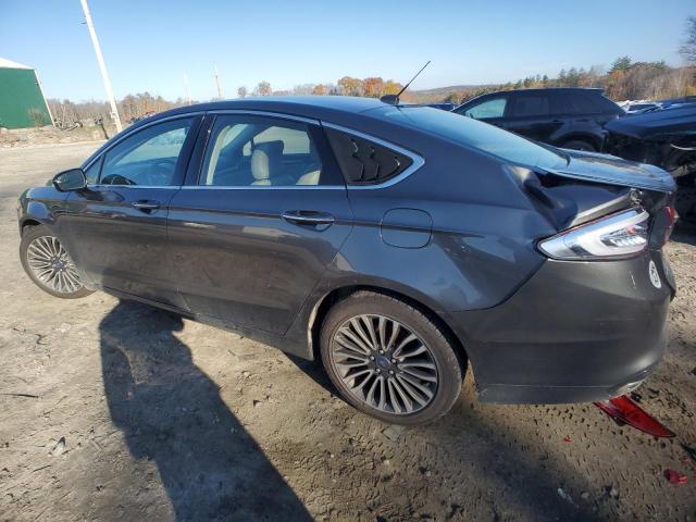 3FA6P0T95HR280905 - 2017 FORD FUSION SE GRAY photo 2