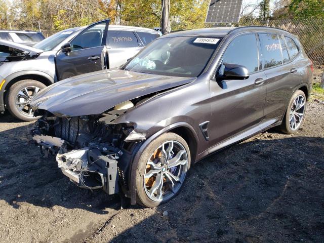5YMTS0C0XM9D06363 - 2021 BMW X3 M COMPETITION GRAY photo 1