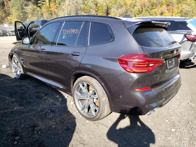 5YMTS0C0XM9D06363 - 2021 BMW X3 M COMPETITION GRAY photo 2