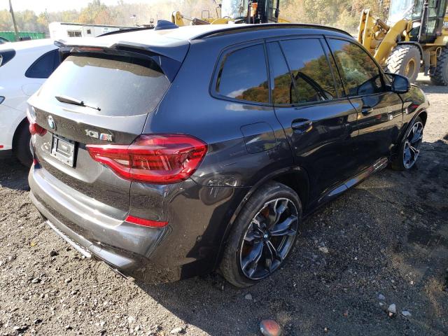 5YMTS0C0XM9D06363 - 2021 BMW X3 M COMPETITION GRAY photo 3
