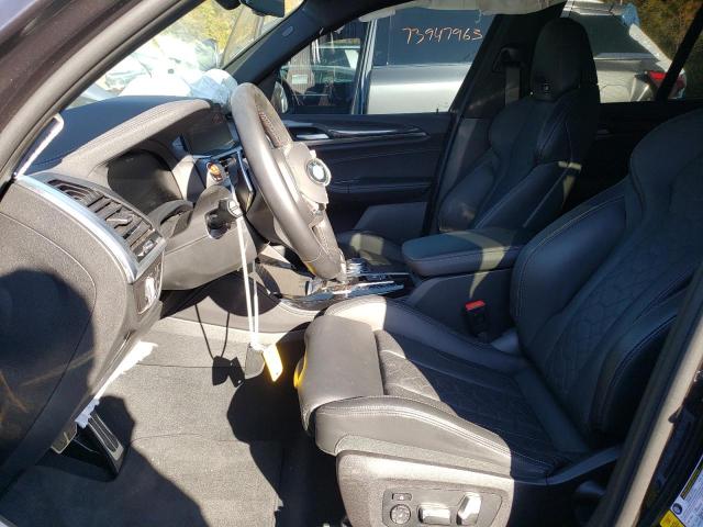 5YMTS0C0XM9D06363 - 2021 BMW X3 M COMPETITION GRAY photo 7