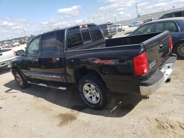 1D7HW58J57S271782 - 2007 DODGE DAKOTA QUAD LARAMIE BLACK photo 2