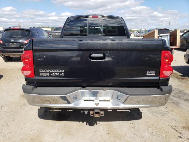 1D7HW58J57S271782 - 2007 DODGE DAKOTA QUAD LARAMIE BLACK photo 6