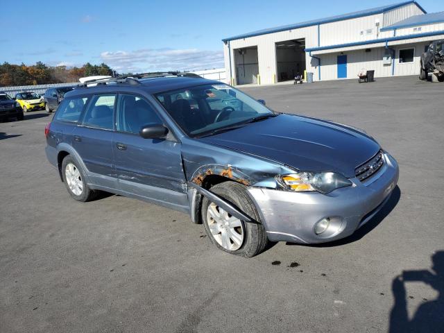 4S4BP61C456339232 - 2005 SUBARU LEGACY OUTBACK 2.5I BLUE photo 4