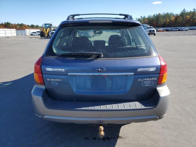 4S4BP61C456339232 - 2005 SUBARU LEGACY OUTBACK 2.5I BLUE photo 6