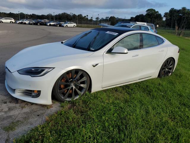 5YJSA1E23MF425368 - 2021 TESLA MODEL S WHITE photo 1