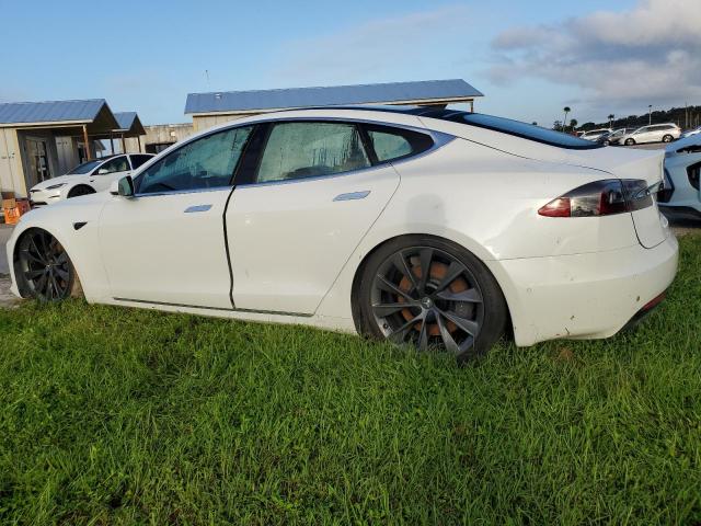 5YJSA1E23MF425368 - 2021 TESLA MODEL S WHITE photo 2