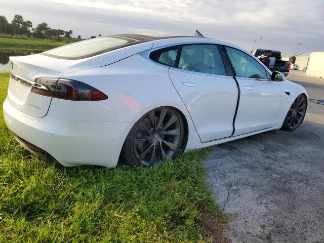 5YJSA1E23MF425368 - 2021 TESLA MODEL S WHITE photo 3