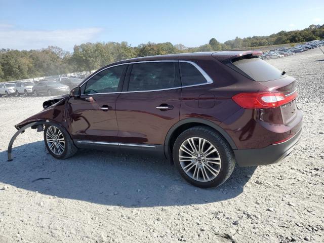 2LMPJ8LR1JBL21727 - 2018 LINCOLN MKX RESERVE برغندي صورة 2