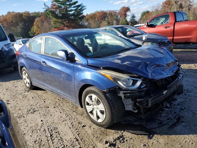 5NPDH4AE8GH696499 - 2016 HYUNDAI ELANTRA SE BLUE photo 4