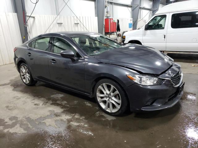 JM1GJ1V55G1444971 - 2016 MAZDA 6 TOURING GRAY photo 4