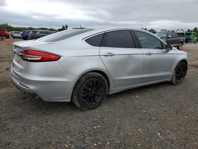 3FA6P0MU1KR257521 - 2019 FORD FUSION SEL SILVER photo 3