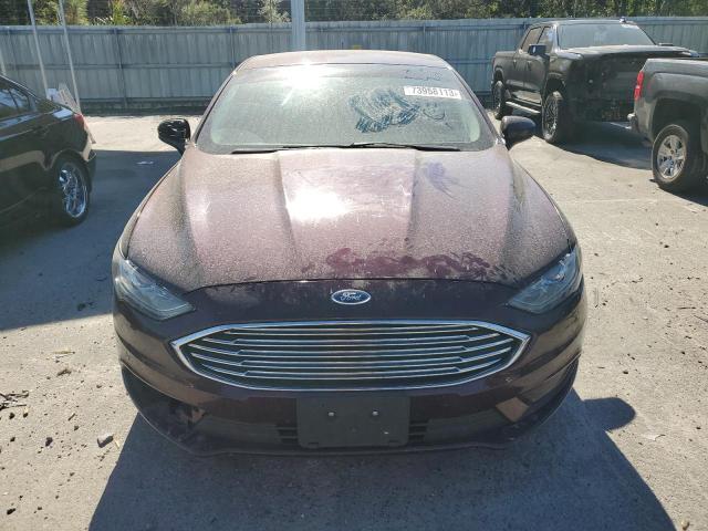 3FA6P0H7XHR348140 - 2017 FORD FUSION SE BURGUNDY photo 5