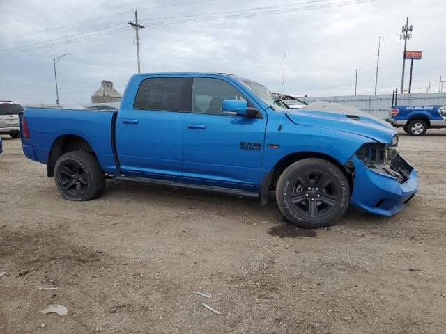 1C6RR7MT5JS194225 - 2018 RAM 1500 SPORT BLUE photo 4