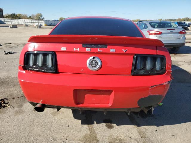 1ZVHT88S585165147 - 2008 FORD MUSTANG SHELBY GT500 RED photo 6